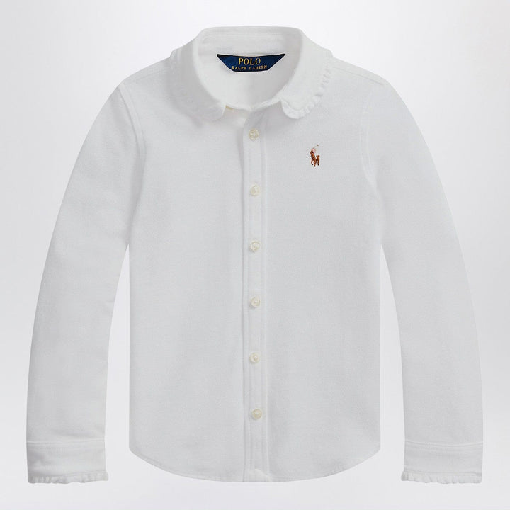 Shirts &amp; Tops 4 Polo Ralph Lauren - White Oxford shirt with ruffles Brand