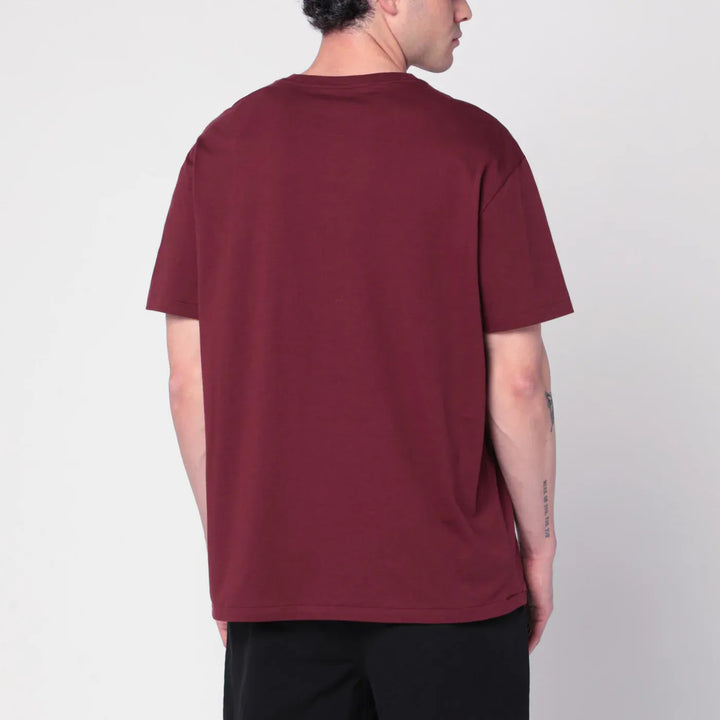 Polo Ralph Lauren - Wine red cotton T-shirt Classic-Fit Brand Shirts &amp; Tops M