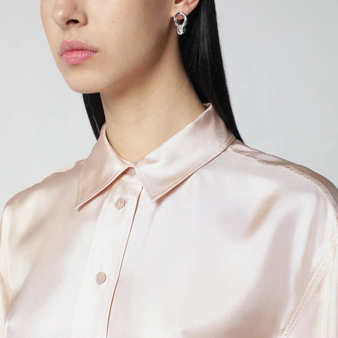 Róhe - Light pink silk shirt Brand Shirts &amp; Tops