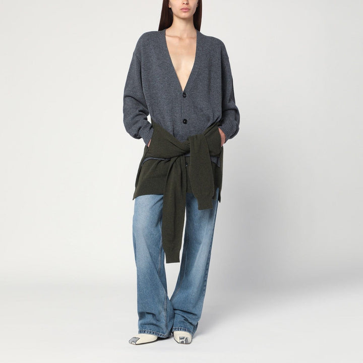 Shirts &amp; Tops Stella McCartney - Grey/dark green cardigan with crossed sleeves Brand