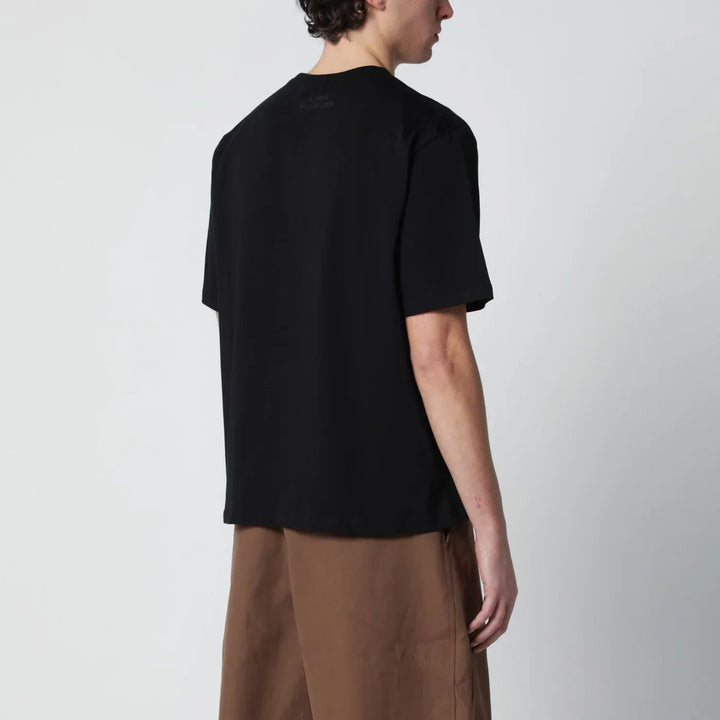 STUDIO NICHOLSON - Bric T-shirt black regular fit Brand Shirts &amp; Tops