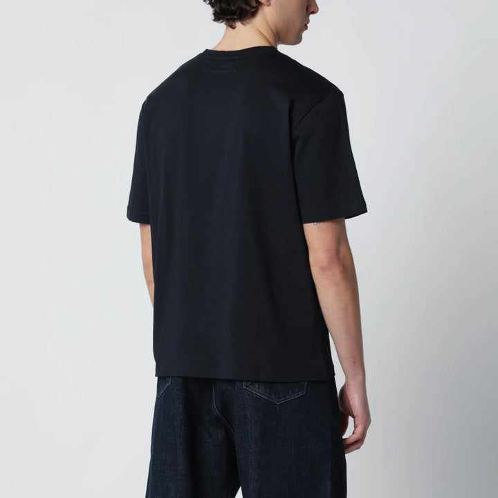 STUDIO NICHOLSON - Bric T-shirt blue regular fit Brand Shirts &amp; Tops