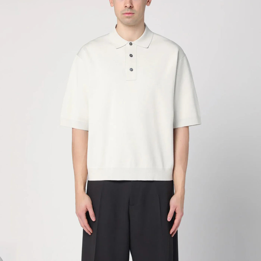 STUDIO NICHOLSON - Short-sleeve ice color polo Brand Shirts &amp; Tops M