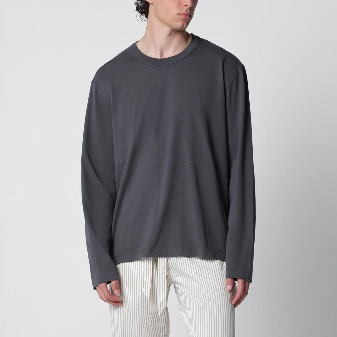 Tekla - Black washed long-sleeve T-shirt Brand Shirts &amp; Tops S