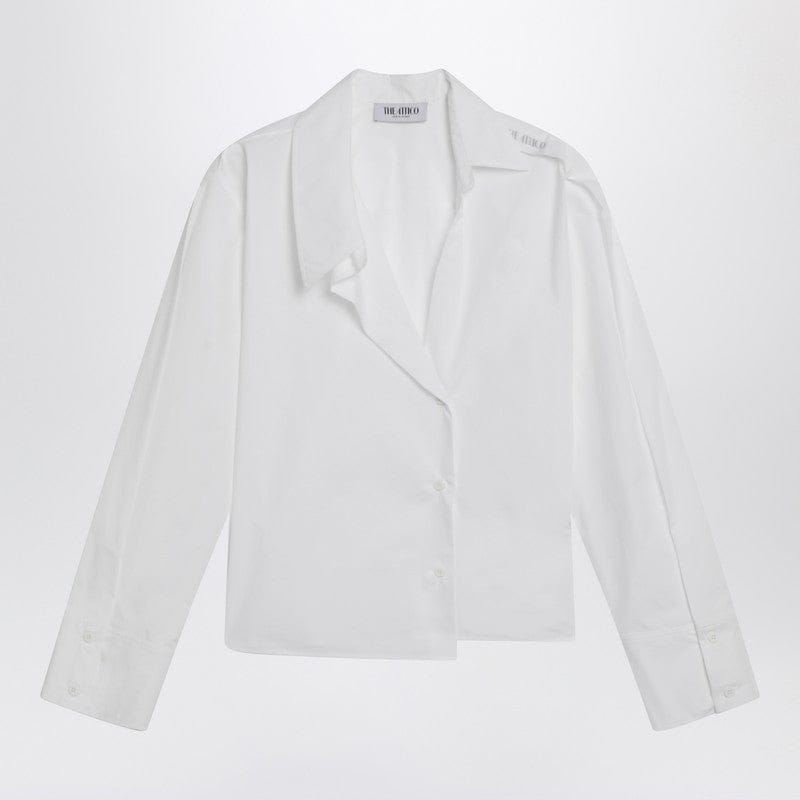 Shirts & Tops The Attico - White asymmetric cotton shirt - 40 IT Brand