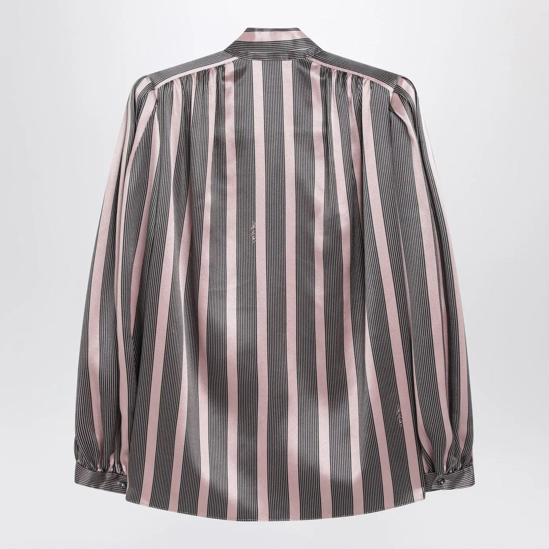 Valentino - Striped Crepe de Chine shirt Brand Shirts &amp; Tops