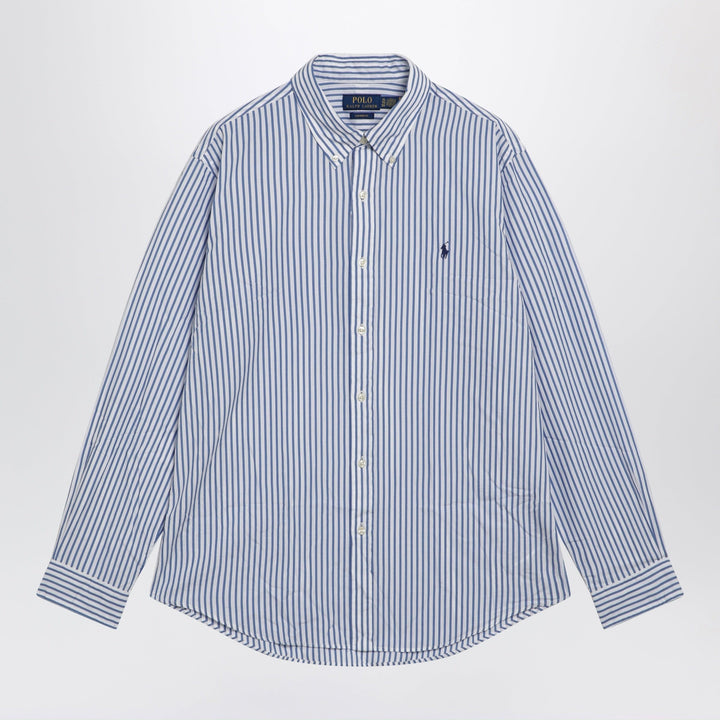 Shirts &amp; Tops White/blue striped Custom-Fit shirt Brand