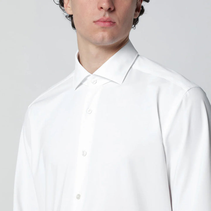 XACUS - Active Tailor Fit shirt white Brand Shirts &amp; Tops