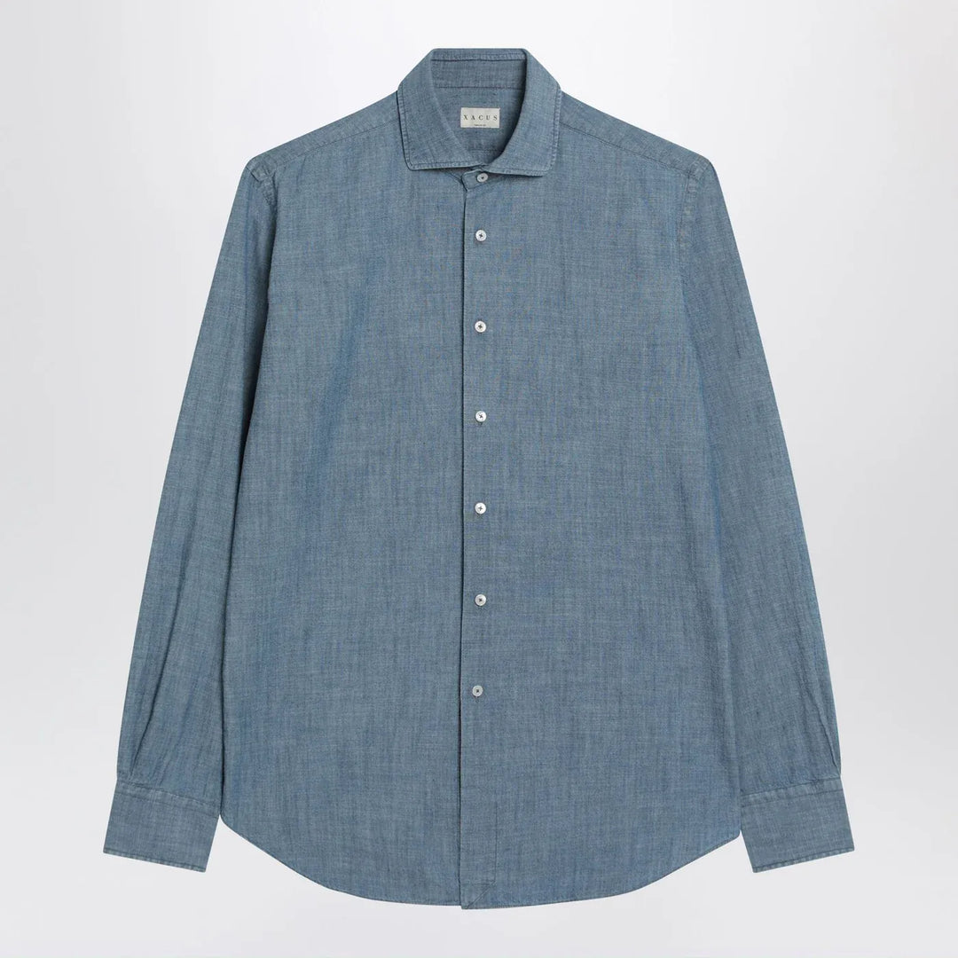 XACUS - Light denim Tailor Fit shirt Brand Shirts &amp; Tops 41
