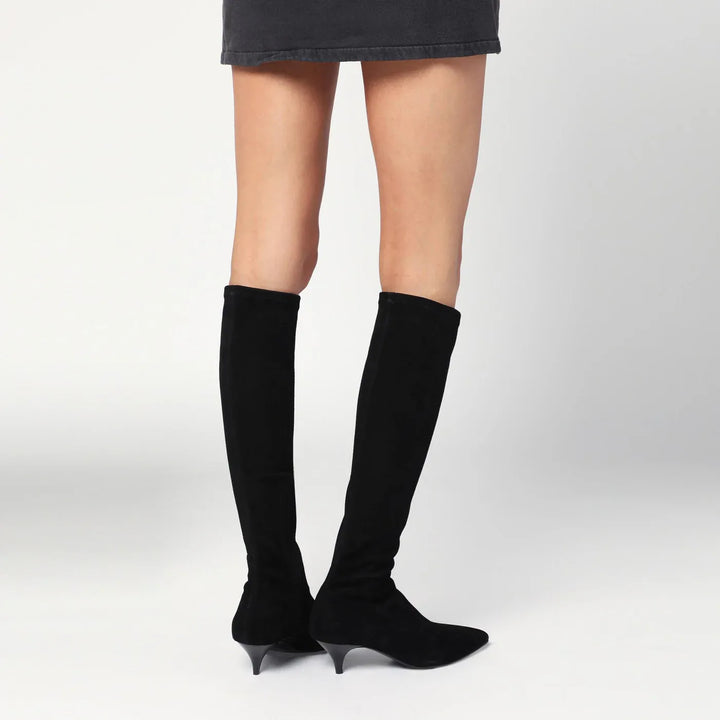 A.EMERY - The Oscar Boots neri in suede Brand Shoes
