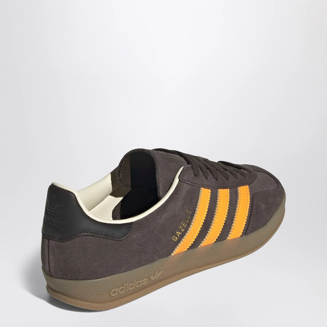 adidas Originals - Sneakers Gazelle Indoor Brown / Lucid Tangerine / Wonder White Brand Shoes