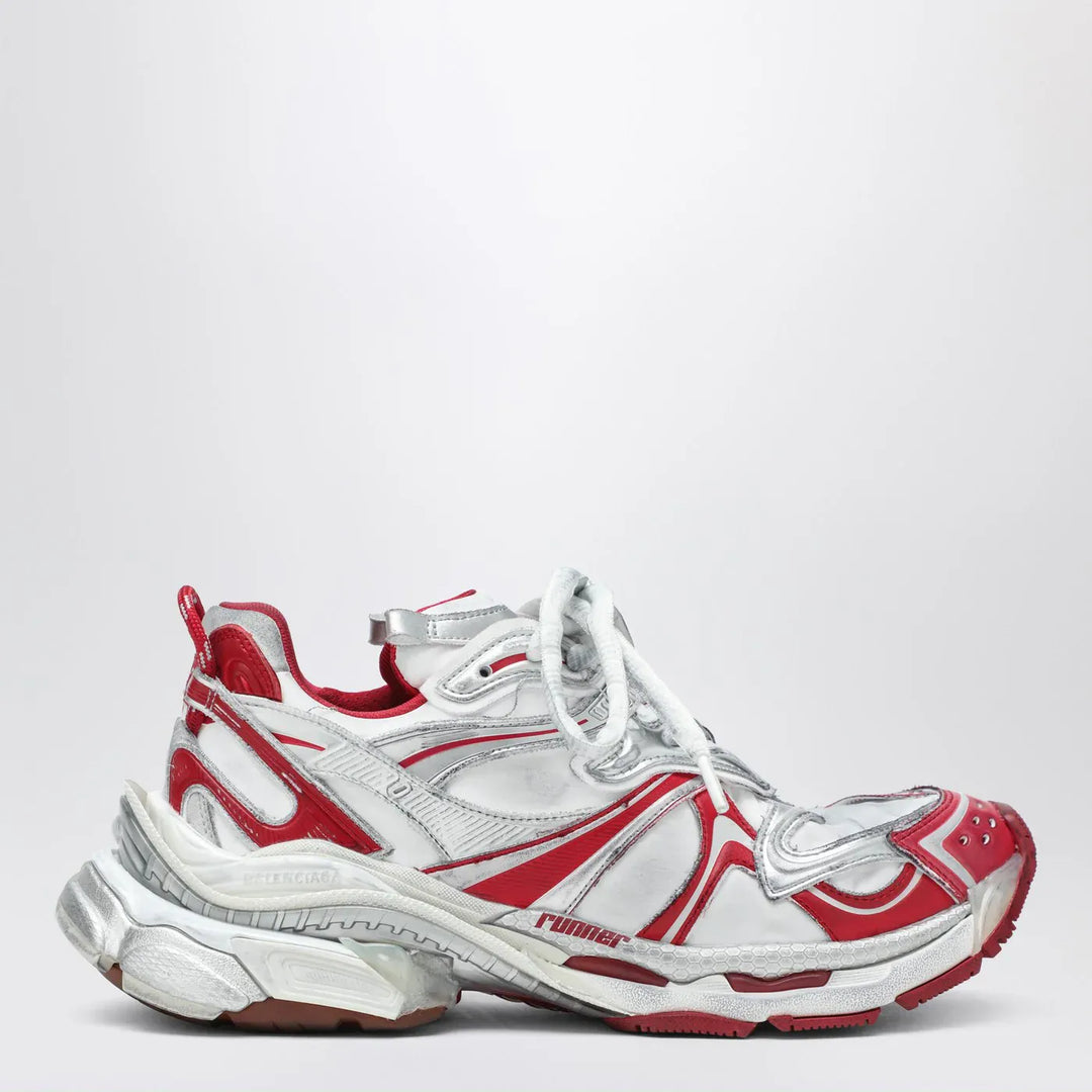 Balenciaga - Runner 2.0 white/grey/red Sneakers Brand Shoes 40 IT