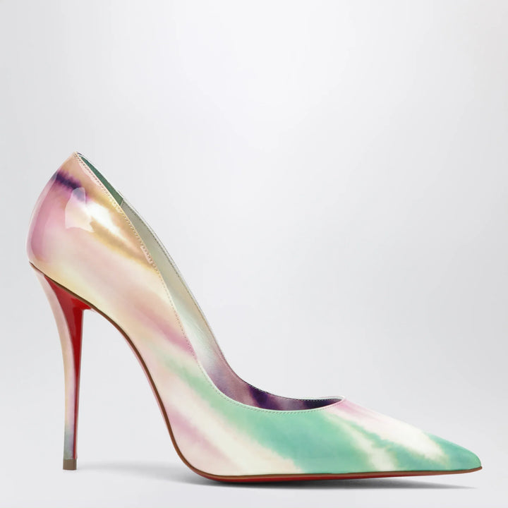 Christian Louboutin - Miss Z pumps in tie-dye patent calf leather Brand Shoes 40 IT