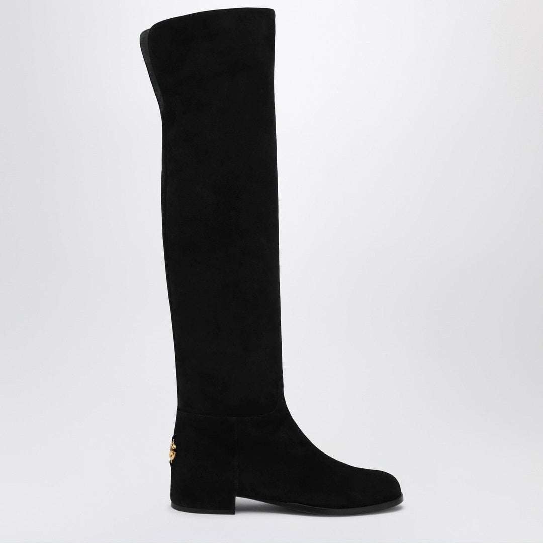 Shoes Dolce&Gabbana - High suede boot black Brand