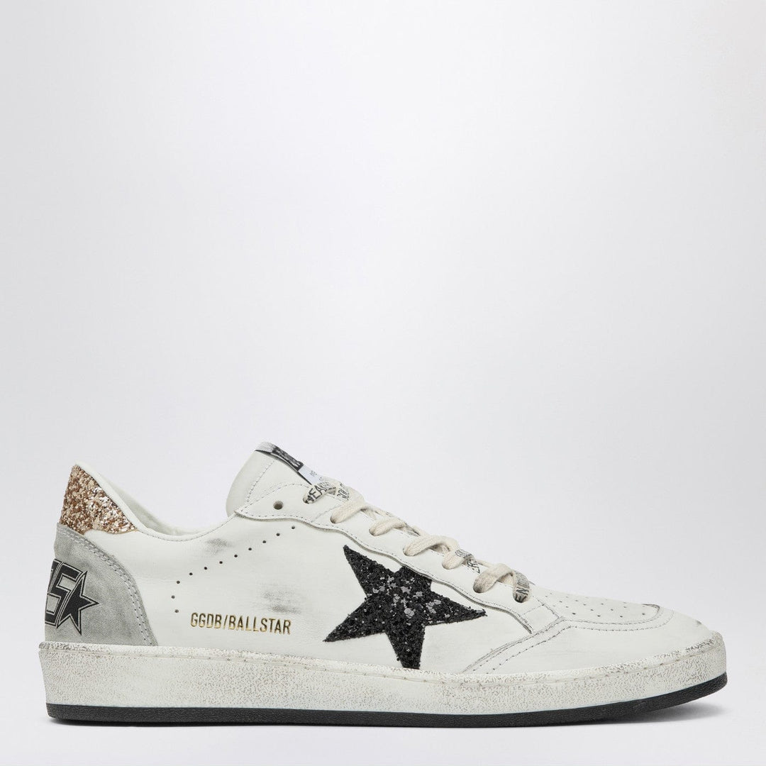 Shoes Golden Goose - Sneakers Ball Star withe/ black with glitter Brand