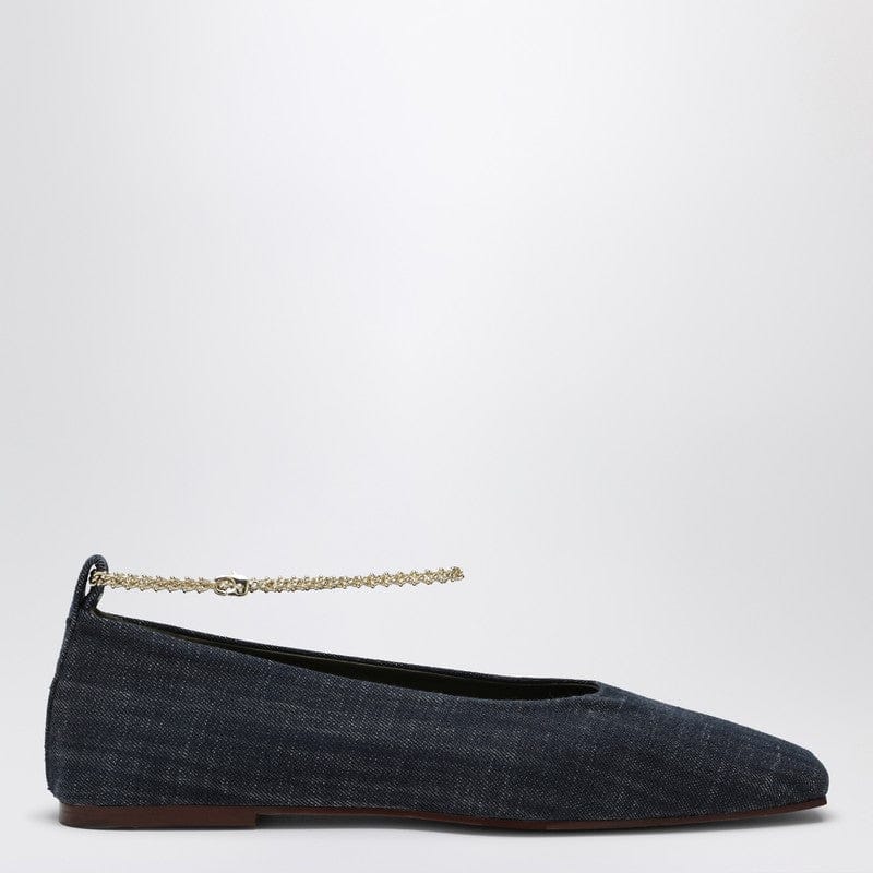 Shoes MARIA LUCA - Navy blue denim Augusta ballerina - 36,5 IT Brand
