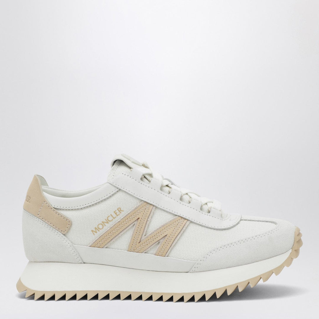 Shoes Moncler - Pacey2 sneaker in white canvas and leather Brand