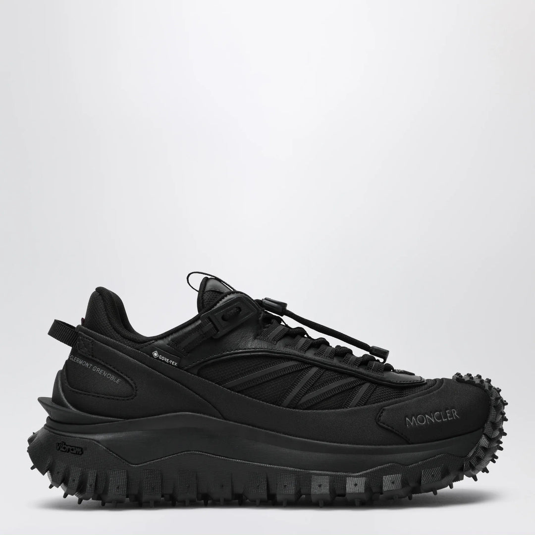Moncler - Trailgrip GTX sneakers in leather and nylon black Brand Shoes 36 IT