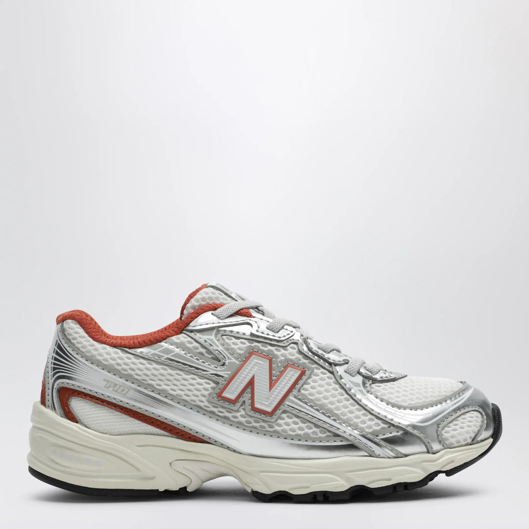 New Balance - 740 Bungee Lace Silver Metallic / Cinnamon sneakers Brand Shoes 30
