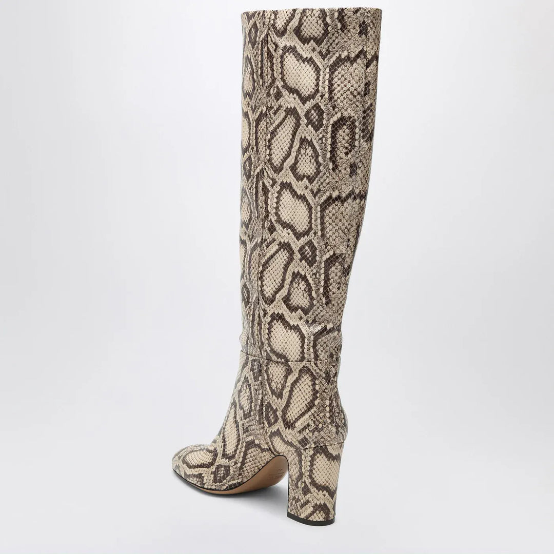 Paris Texas - Lavinia boots in python-printed leather Brand Shoes