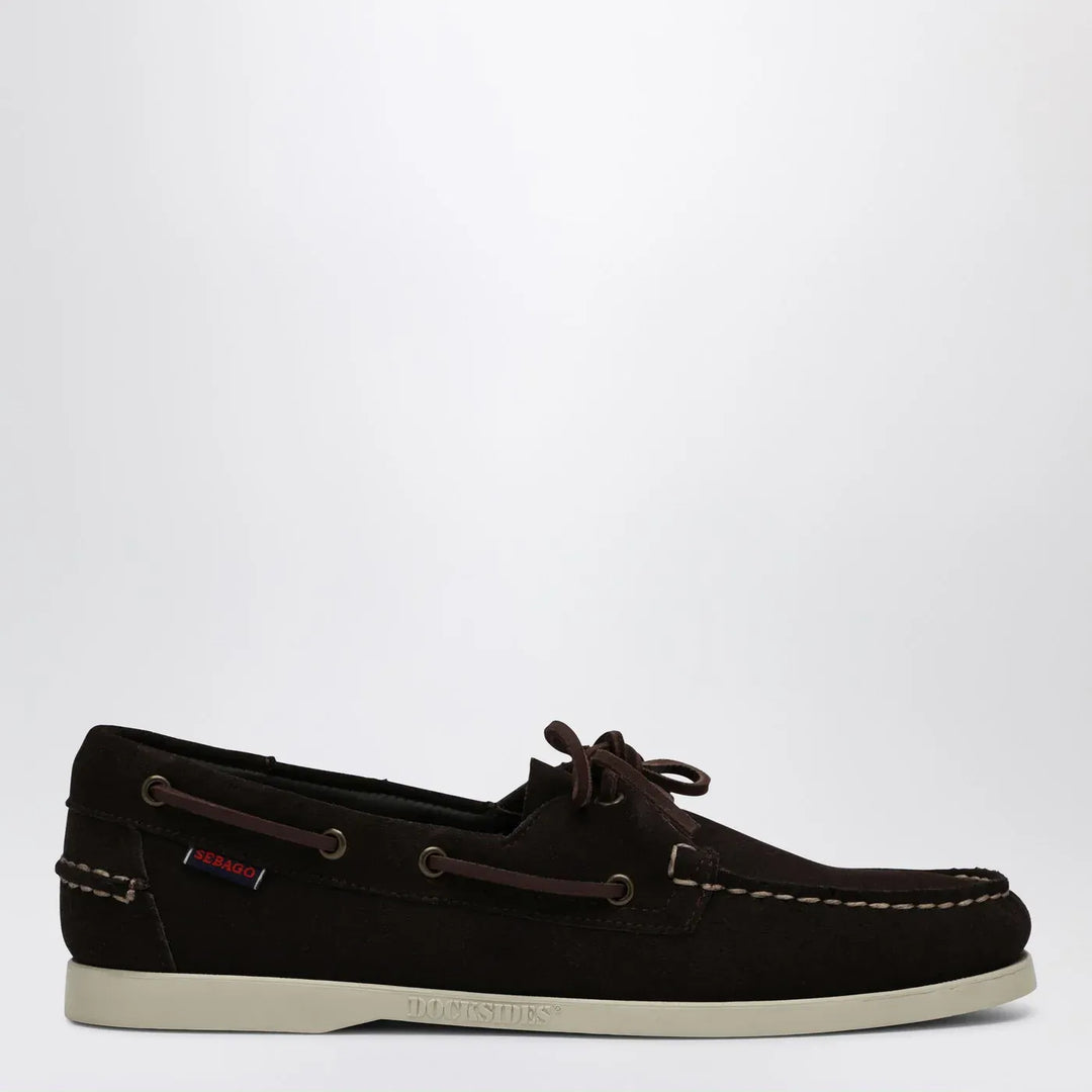 Sebago - Portland Flesh Out loafer brown in suede Brand Shoes 7 US