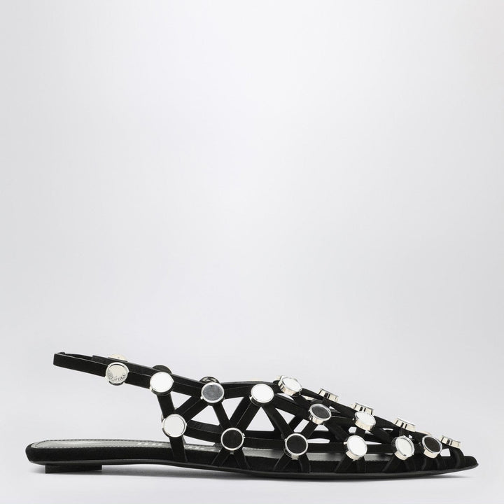 Shoes 38 IT The Attico - Black Grid ballerina Brand
