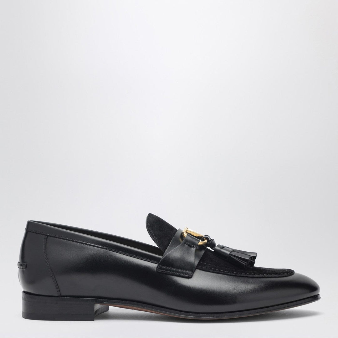 Shoes Valentino Garavani - Vaniteux loafer in calfskin and split leather Brand