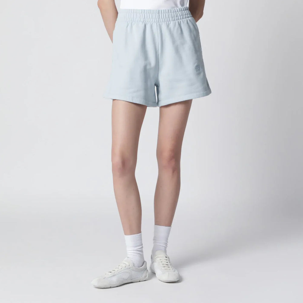ANINE BING - Light blue cotton Shorts Brand Shorts XS