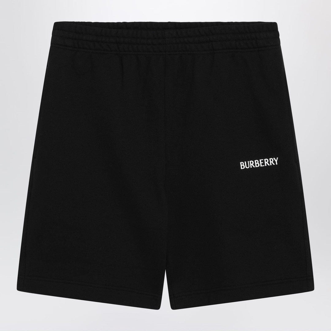 Shorts Burberry - Black logo shorts Brand