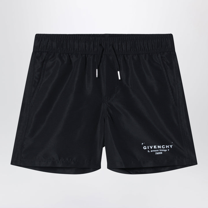 Shorts Givenchy - Black swim shorts with logo Brand