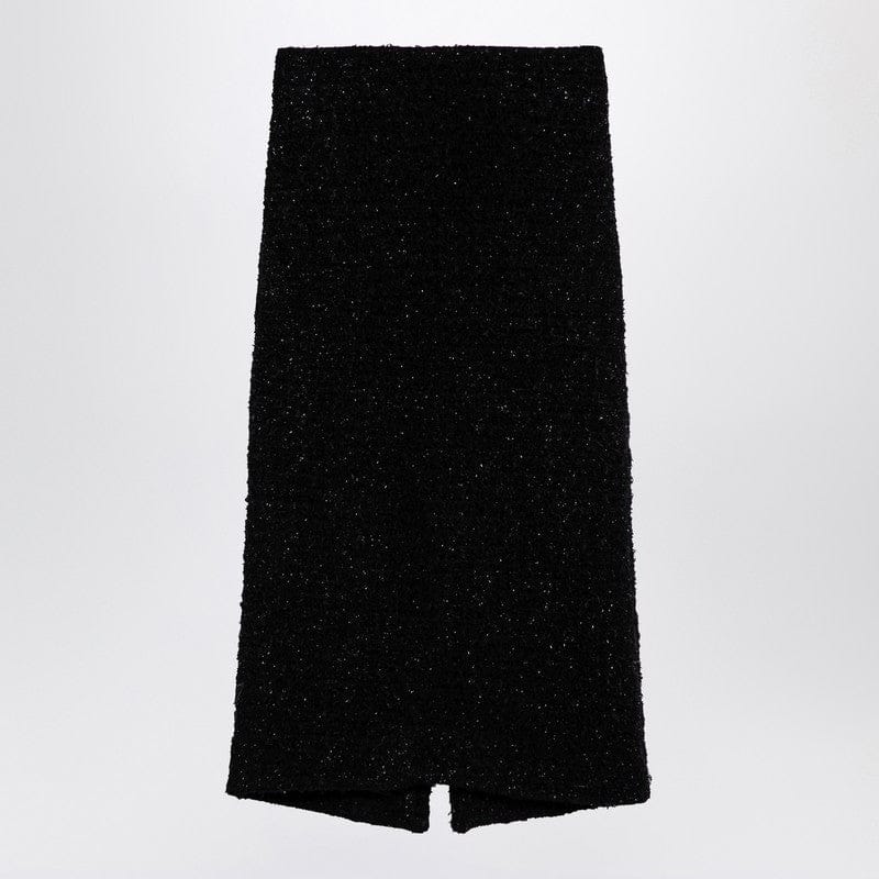 Skirts Balenciaga - Black tweed midi skirt - L Brand