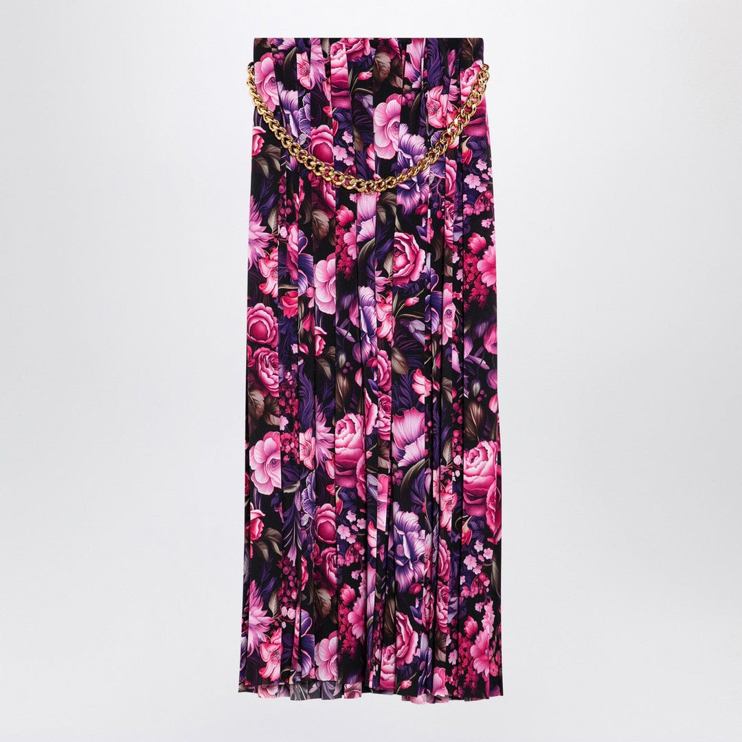 Skirts 38  FR Balenciaga - Long pleated floral skirt Brand