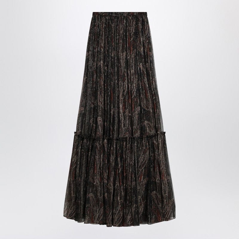 Saint Laurent Skirts 38 Saint Laurent Ruffled skirt with Paisley print Saint Laurent Ruffled skirt with Paisley print Brand