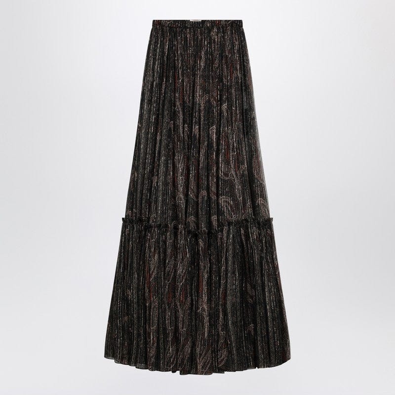 Saint Laurent Skirts 38 Saint Laurent Ruffled skirt with Paisley print Saint Laurent Ruffled skirt with Paisley print Brand