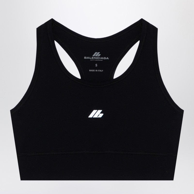 Shirts & Tops Balenciaga - Black Activewear sleeveless top in matt nylon blend - XS Brand