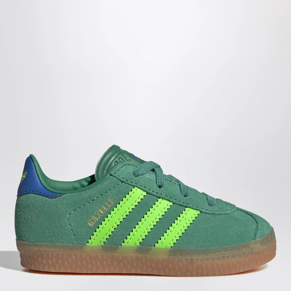 adidas Originals - Green Gazelle Sneakers with elastic laces Brand Sneakers 22