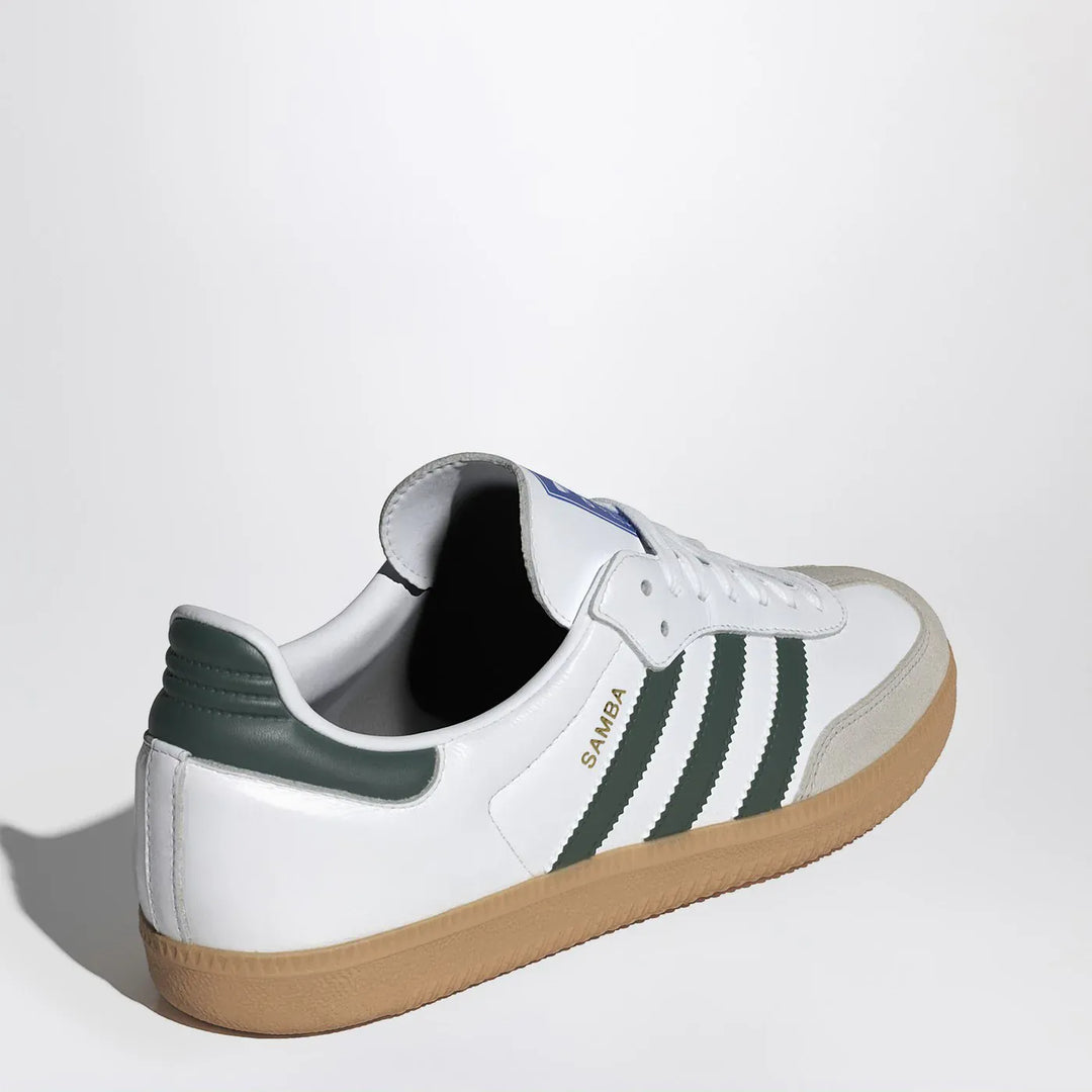 adidas Originals - Low Samba OG white/green trainer Brand Sneakers 4 UK