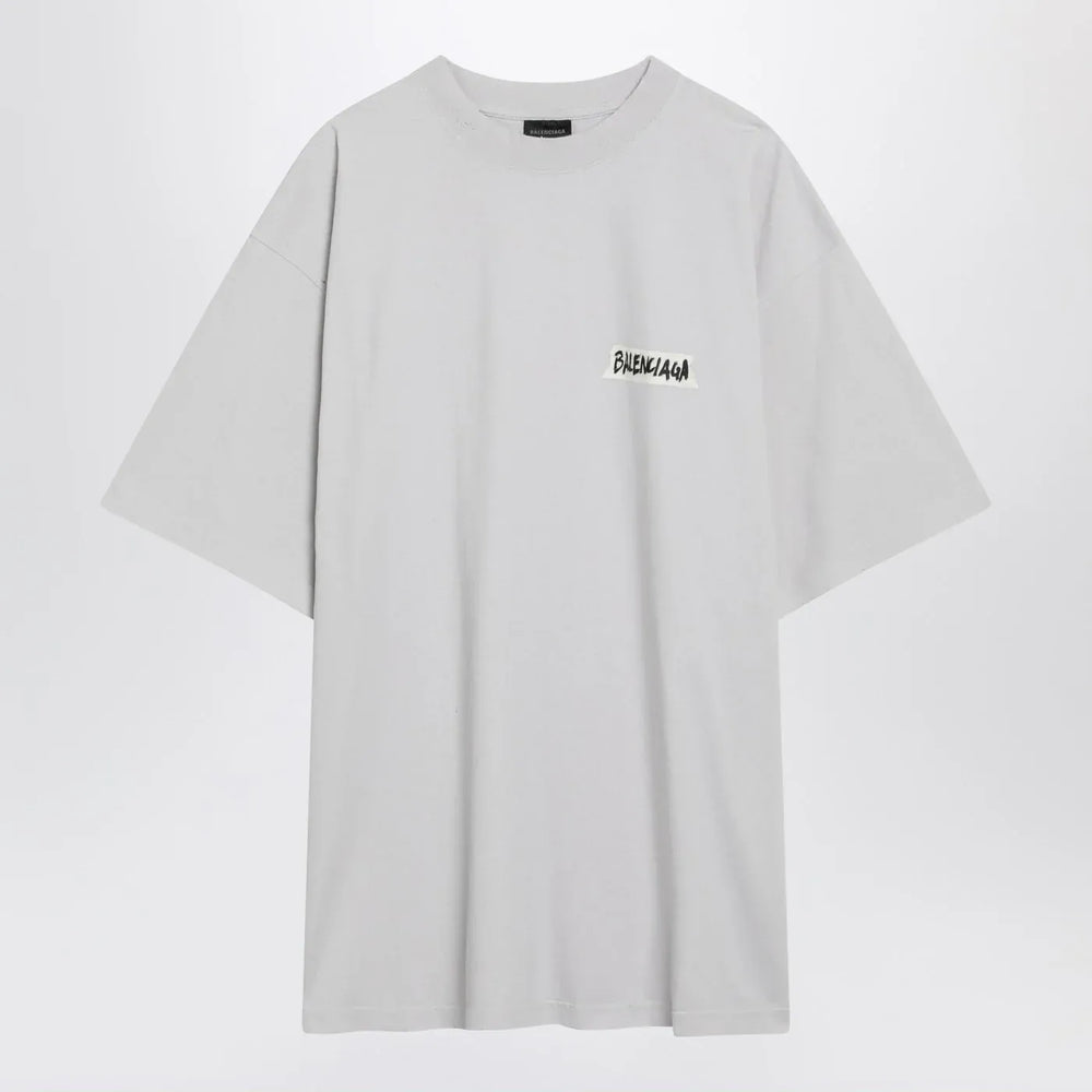 Balenciaga - White Masking Tape T-shirt with medium fit Brand T-shirt S