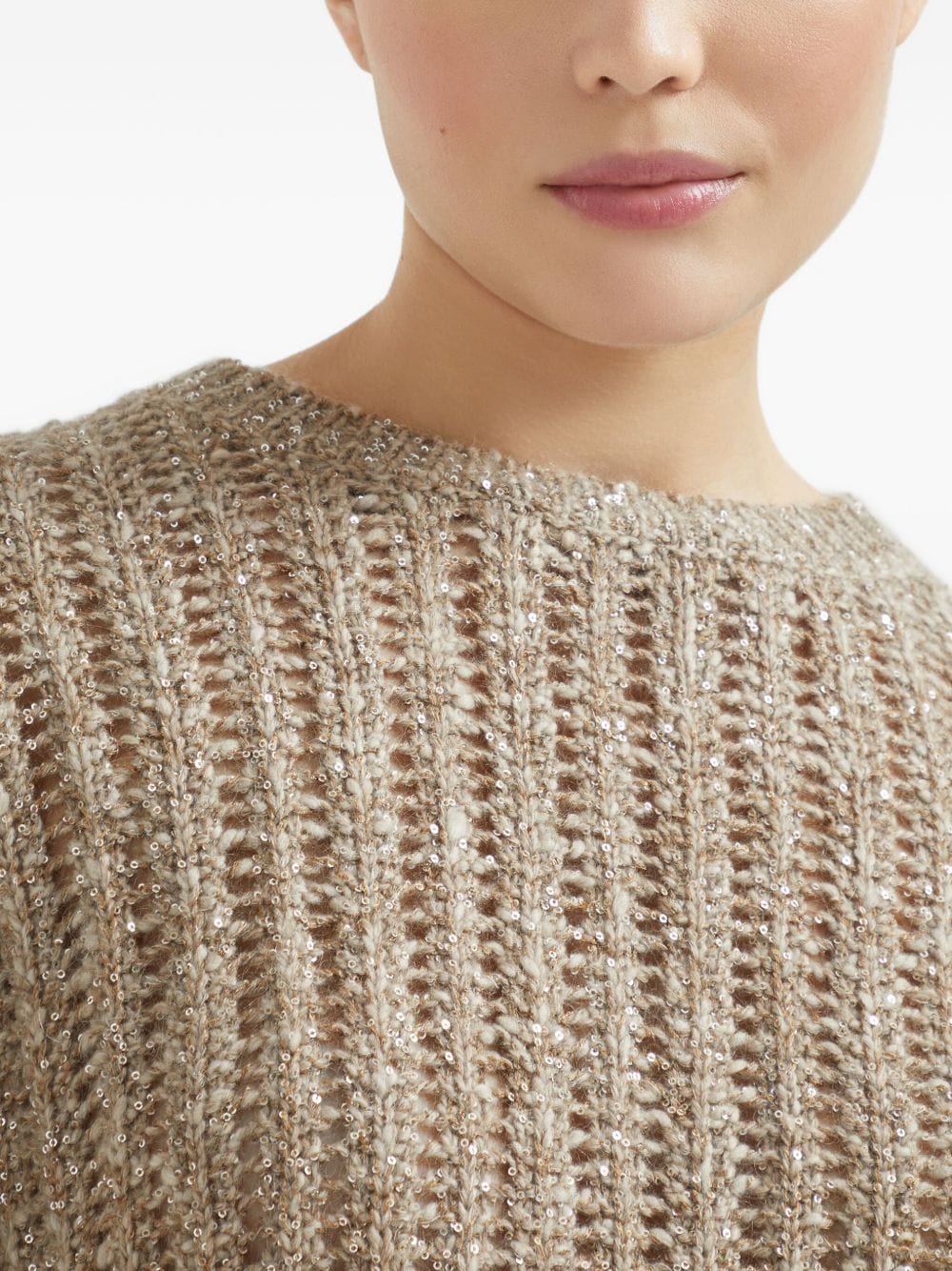 Brunello Cucinelli Topwear Brunello Cucinelli Sweaters Beige Brunello Cucinelli Sweaters Beige Brand