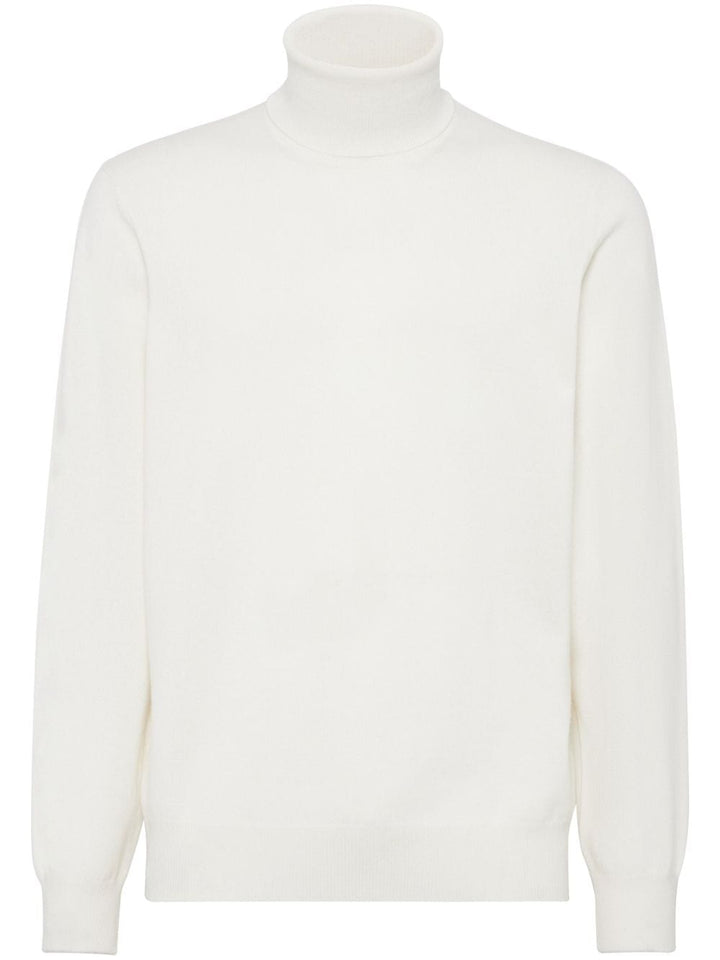 Brunello Cucinelli Topwear Brunello Cucinelli Sweaters White Brunello Cucinelli Sweaters White Brand