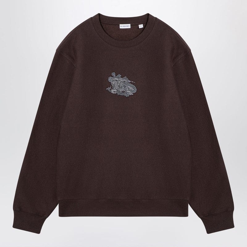 Burberry Topwear L Burberry Brown crewneck sweatshirt with logo Burberry Brown crewneck sweatshirt with logo Brand