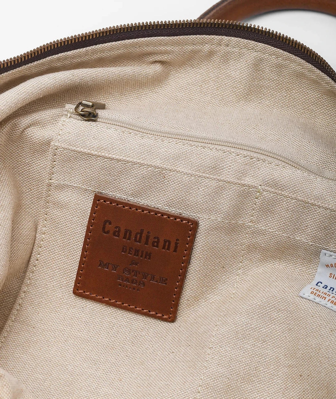My Style Bags Travel Bags My Style Bags Harvard Safari Light Blue Ranch Candiani - Duffel Travel Bag My Style Bags Personilised Harvard Duffel Bag - Candiani Light Denim Brand