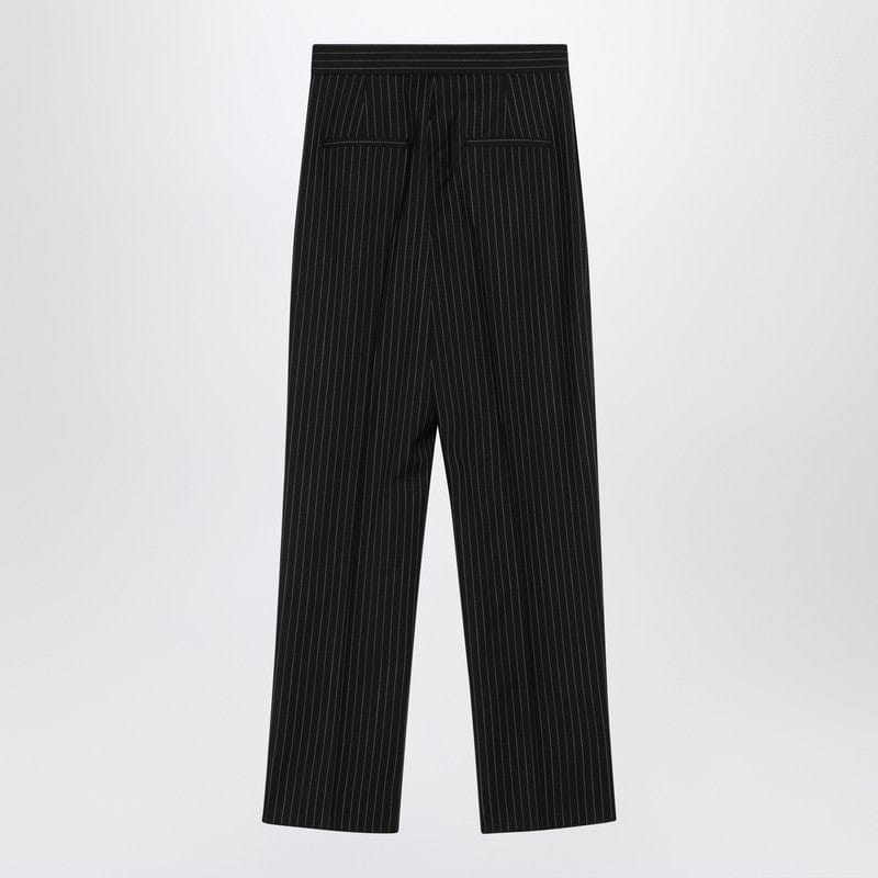 Max Mara Trousers Max Mara Black pinstriped wool trousers Max Mara Black pinstriped wool trousers Brand