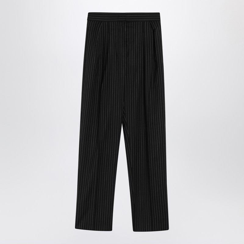 Max Mara Trousers Max Mara Black pinstriped wool trousers Max Mara Black pinstriped wool trousers Brand