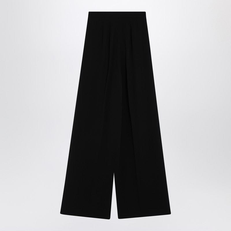 Max Mara Trousers Max Mara Wide-leg black trousers in compact cady Max Mara Wide-leg black trousers in compact cady Brand