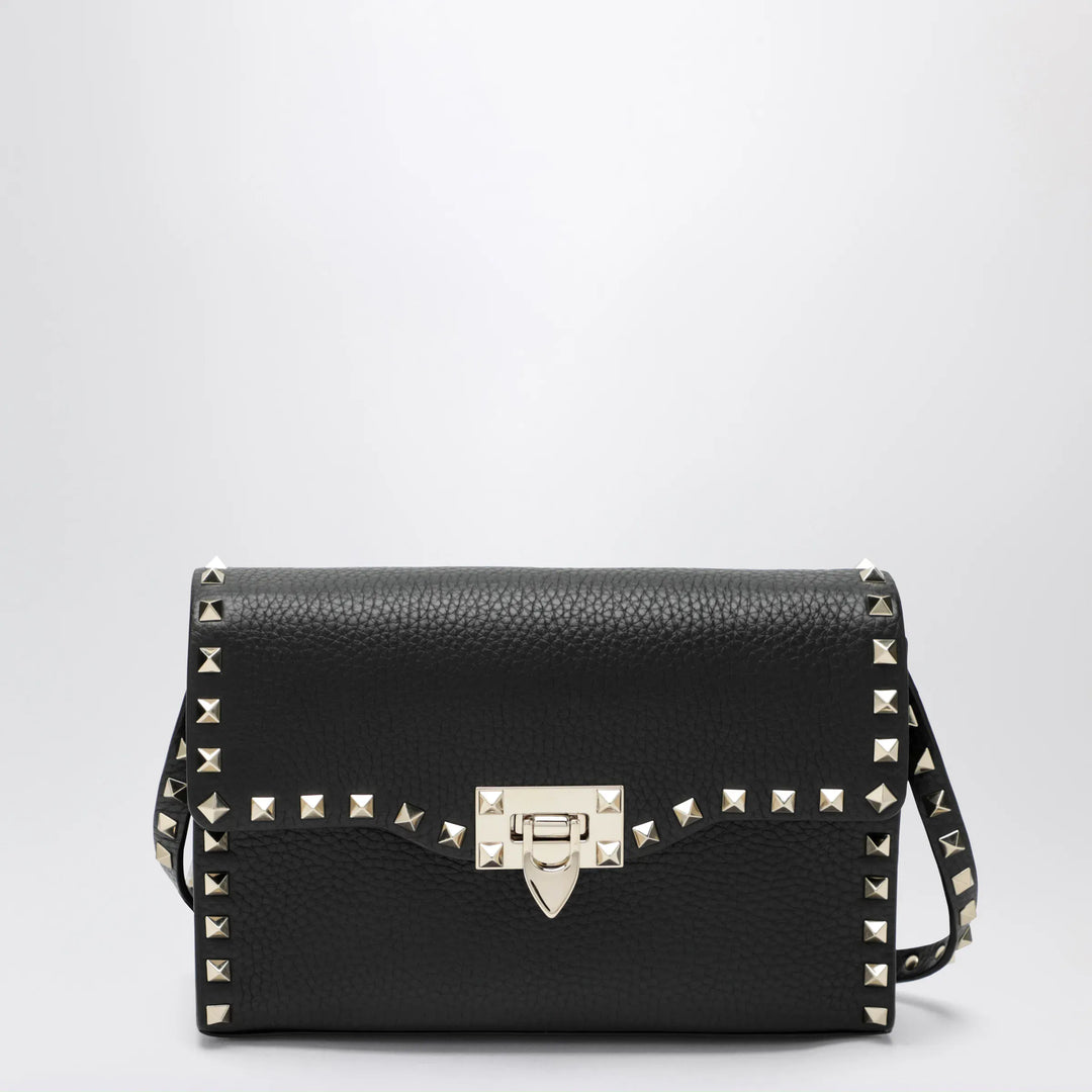 Valentino - Small black Rockstud crossbody bag Brand U