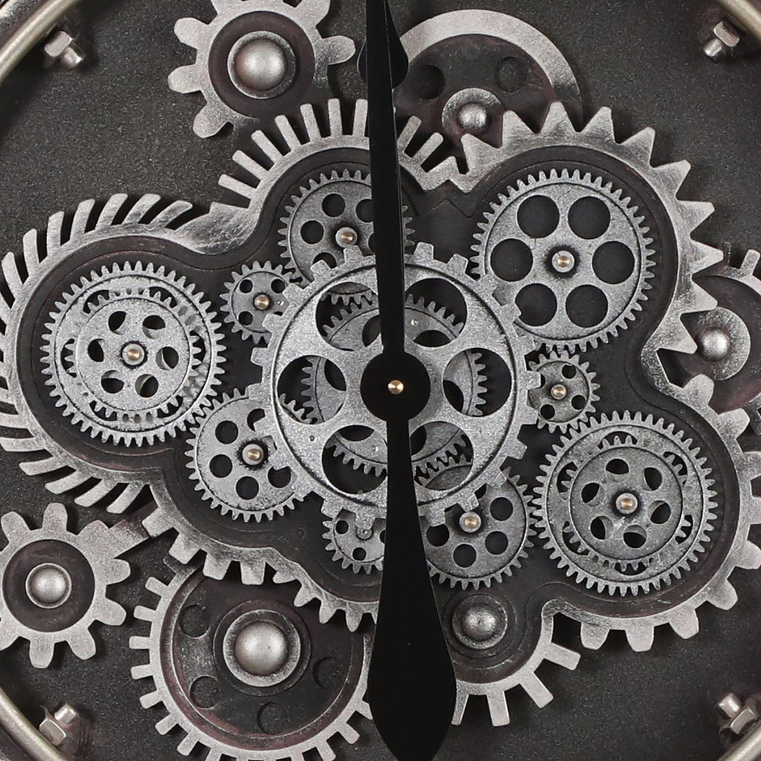 Chilli Wall Clock Romanov Round Industrial Age Wall Clock Grey Brand