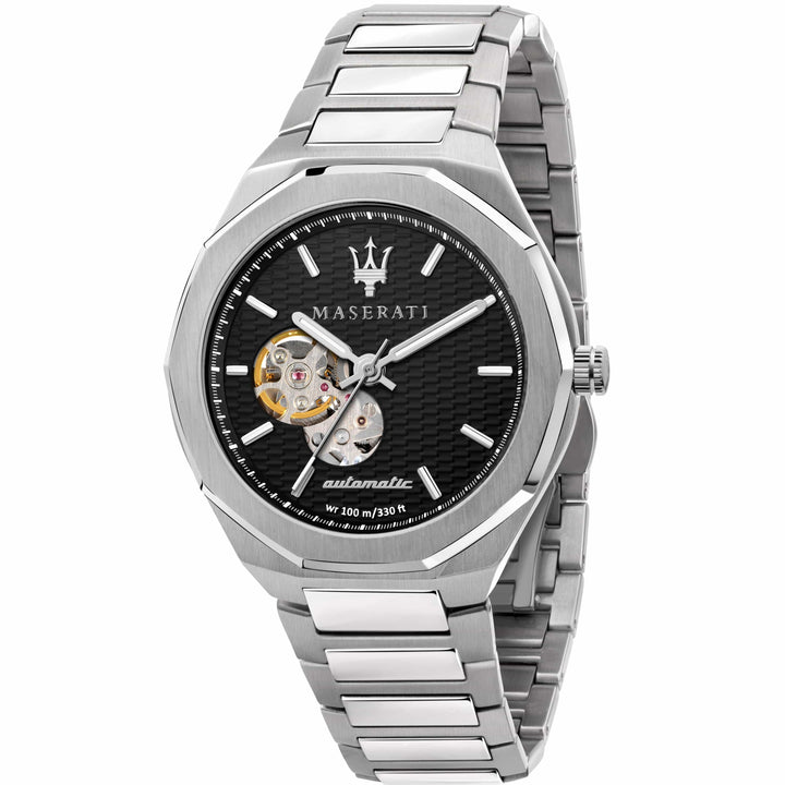 Maserati Watch Maserati Stile Open Heart Automatic 45mm Watch Brand