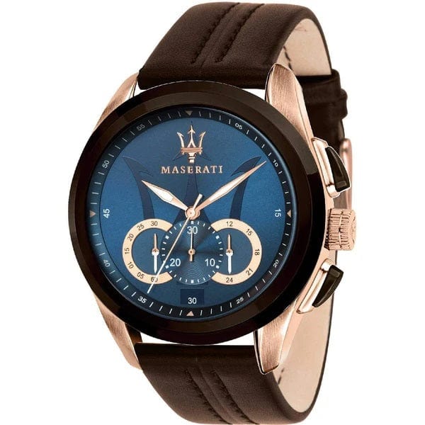 Maserati Watch Maserati Traguardo  45mm Blue Watch Brand