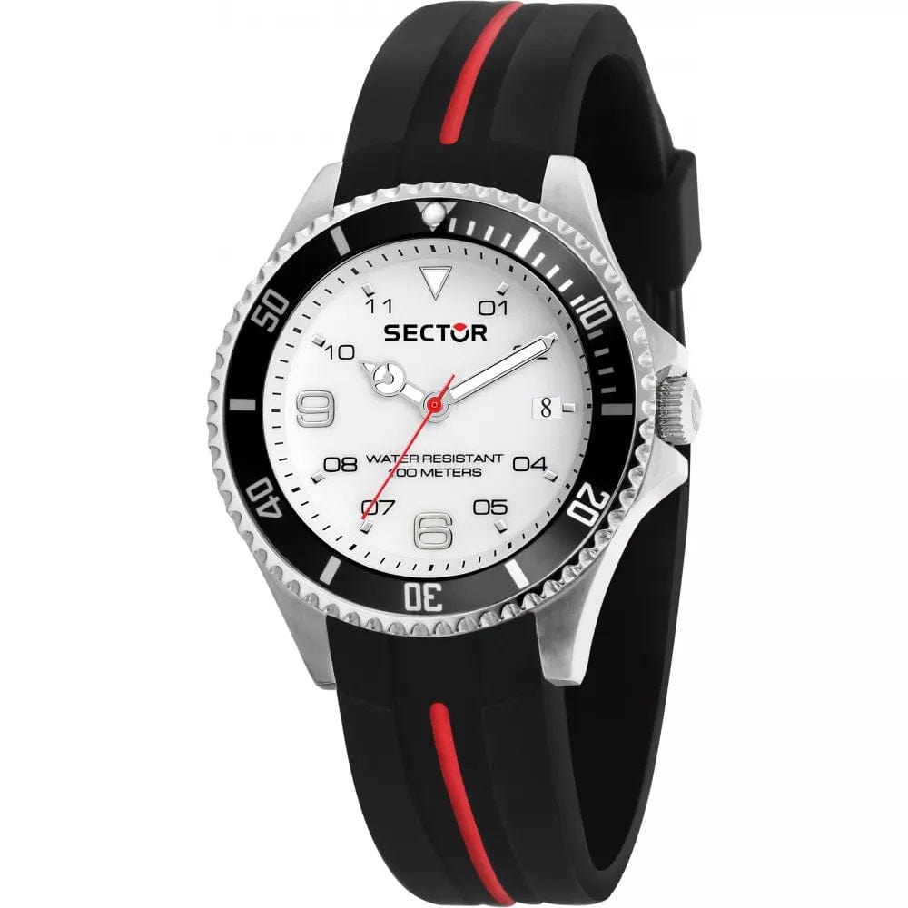 Sector Watch Sector 230 Black Silicone Chronograph Sector 230 No Limits Black Silicone Chronograph Watch I Free Shipping Brand